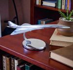 Concorde Aeroplane Desk Top Ornament - Aluminium  Aircraft Sculpture 32cm New