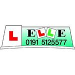 Lettercraft SOM 2 White + Graphics & Rubber Seal - Magnetic Instructor Roof Sign