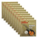 10Sets Alice Mandolin Strings Copper Alloy Winding 8 Strings Set