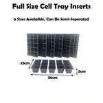 Seed Tray Cell Inserts For Full Size Gravel Trays Propagator Plug Bedding Packs