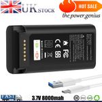 Back-Up Battery for Eufy E340 C31 Doorbell 8.0Ah With Fast USB-C Charger cable