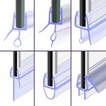 Glass Shower Bath Screen Door Seal Rubber Strip Gap 4 - 26 mm