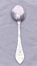 Queen Anne Britannia Silver Dog Nose Spoon London 1703 Maker: Seth Lofthouse