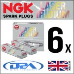 6x NGK ILZFR6D11 1208 Laser Iridium Spark Plugs For BMW 530 3.0 01/05-->12/09