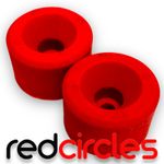 RED REPLACEMENT PIT BIKE SUPERMOTO SUMO CRASH BOBBINS 140cc 160cc