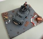 DIORAMA BASE - STREET WITH RAISED KERB