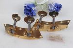 One set 4string cello Parts cello Conjoined Peg Brass Top grade durable