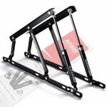 2X 800N Bed Lift Hinge Mechanism Set Gas Struts 360mm Storage Gas Strut 8mm Eye