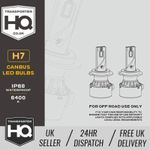 HQ LED Canbus H7 Bulbs FOR TRANSPORTER HQ AFTERMARKET HEADLIGHTS ONLY
