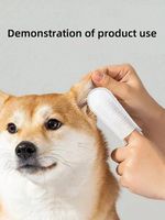 50PCS Pet Ear Cleaning Finger Wipes for Dogs & Cats | Gentle Grooming UK