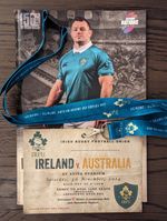 Ireland v Australia November 2024 official Test rugby programme, souvenir ticket