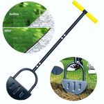 Saw-Tooth Lawn Edging Tool T-Grip Half Moon Lawn Edger for Grass Lawn Edging