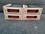 4 X Limited Edition San Miguel Tapas Bowls. Red