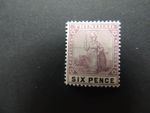 1896-1906 Trinidad 6d dull purple & black SG120 Mounted Mint