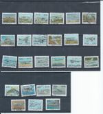 South Africa stamps. 1993 Aviation in South Africa set used SG779 - 803 (AG729)