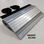 Tambour Door ( Roller Door ) Campervan Motorhome Quality Silver (Argent) finish
