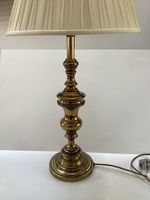 Vintage Brass Stiffel style Tall Heavy Table Lamp 56 Cm’s tall.  Working Order.