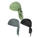 3 Pcs Motorcycle Bandana Multifunctional Headwear Cycling Skull Cap Cooling
