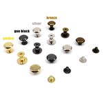 10mm Screwback Chicago Screw Nail Binding Rivet Stud for Leather Bag Belt Strap