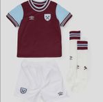 Official Umbro - West Ham United Full Infant Football Kit Age 3/6 Months BNWT!