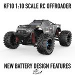 KF10 1:10 Scale 4x4 Off-Road RC Truck 45km/h Splash-Proof