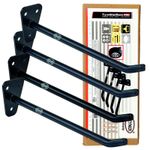 Car Wheel Tyre Wall Rack Heavy Duty Garage Storage Wheel Hangers 30cm 349010