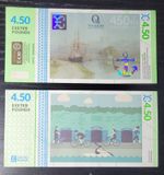 £4.50 Exeter Transition Pound Note, UNC