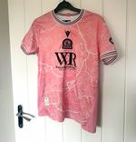 Macron Blackburn Rovers Kids Away Shirt Pink Short Sleeve Size 28