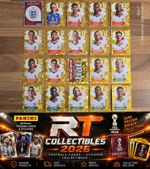 2026 Panini World Cup ENGLAND Full Team Gold Crumple Stickers Jude Bellingham