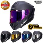LS2 FF817 CHALLENGER II FULL FACE DVS MOTORCYCLE BIKE CRASH HELMET TINTED VISOR