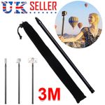 3M Adjustable Light Weight Carbon Fiber Invisible Selfie Stick Long For Insta360