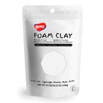 BOHS Foam Clay White 100 g Air Dry Modelling Clay for Crafts Soft pliable