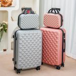 Suitcase Hard Shell Travel Trolley 4 Wheels Hand Small Large Luggage14/20/22/26"
