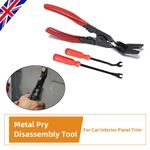 3PCS Trim Clip Removal Pliers Car Tool Door Panel Fascia Dash Upholstery Remover
