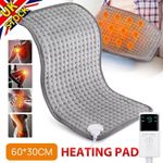 Heating pad Electric Heat Pad for Back Neck Shoulder Belly Pain Relief 30x 60cm