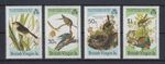 British Virgin Islands 1985 Researcher J.J. Auduban Birds Mi. No. 533-36 Complete **