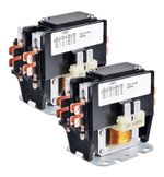 HVAC Contactor 1 Pole FLA 40 Amps 24V Coil Air Conditioner Condenser Pump 2pc UK