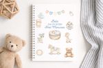 A5 Personalised Baby Journal - Memory Book - First Year Memories