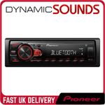 Pioneer MVH-230BT Mechless Single Din Bluetooth USB FM/AM RDS USB Car Stereo