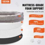 Human Dog Bed, 72" X48"x10" Giant Human Dog Bed For Adult, Human Size Dog Bed Wi