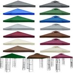 3x3M Garden Gazebo Top Cover Canopy Replacement Pavilion Roof 1 Tier 2 Tier