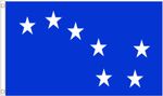 Ireland Starry Plough Blue Polyester Flag - Choice of Sizes