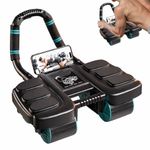 Abdominal Wheel Roller with Elbow Support Automatic Rebound 4 Wheels Workout Gym