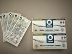 100 OASIS WATER PURIFICATION TABLETS/1 TABLET TREATS 5 LITRES OF WATER 33 MG