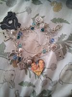 Wham Vintage Womens Bracelet George Michael 1990s Charms -