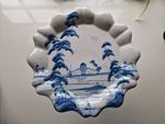 Deborah Sears Isis Ceramics Blue White Delft Cake stand