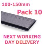 10 x CAVITY CLOSERS MULTI WIDTH 100mm to 150mm 2.4m Long NEXT DAY DELIVERY