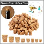 Wooden Tapered Cork Plugs Wooden Wine Bottle Stoppers Reusable Sealing Stopper
