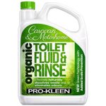 ProKleen Organic Toilet Fluid & Rinse Motorhome Cassette Caravan Chemical 2L