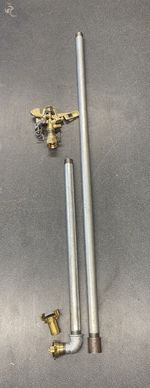 Dust Suppression Waste Transfer Sprinkler Bars 3/4” Brass Sprinkler to Geka End